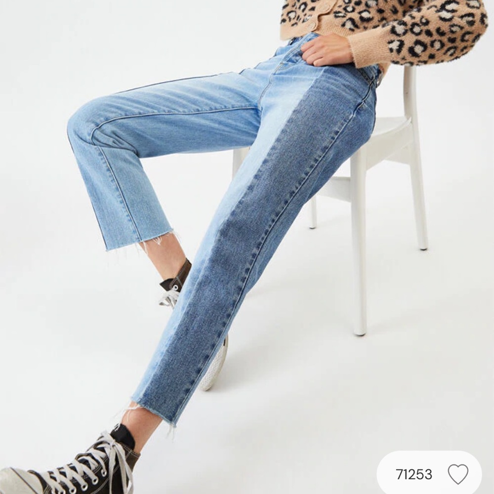 pacsun two toned jeans